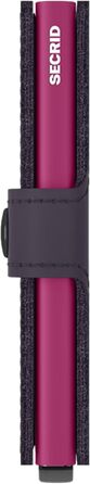 Гаманець Secrid Miniwallet Matte Dark Purple-fuchsia (10.2 x 6.5 x 2.1 см) - Оригінальний жіночий та чоловічий