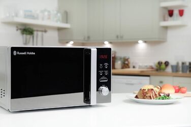 Мікрохвильова піч Russell Hobbs RHM2076S, 20 л, 800 Вт, срібна, окремо стояча