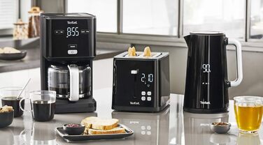 Електричний чайник Tefal Smart’n Light з регулятором температури та функцією підігріву, LED-дисплеєм, швидким нагріванням