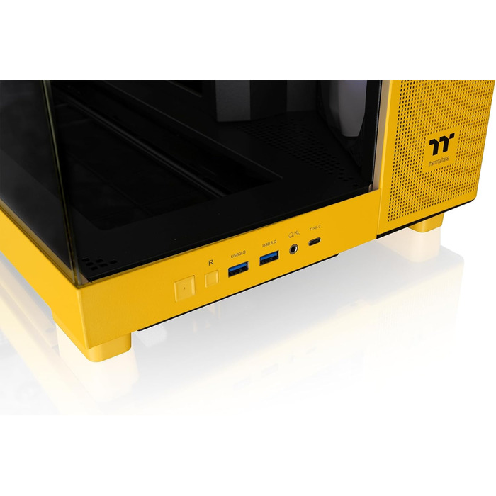 Корпус для ПК Thermaltake View 380 XL TG ARGB Bumblebee, Mid Tower, загартоване скло 4 мм, підтримка E-ATX та XL-плат, USB-C, підтримка радіатора 360 мм, High-Airflow