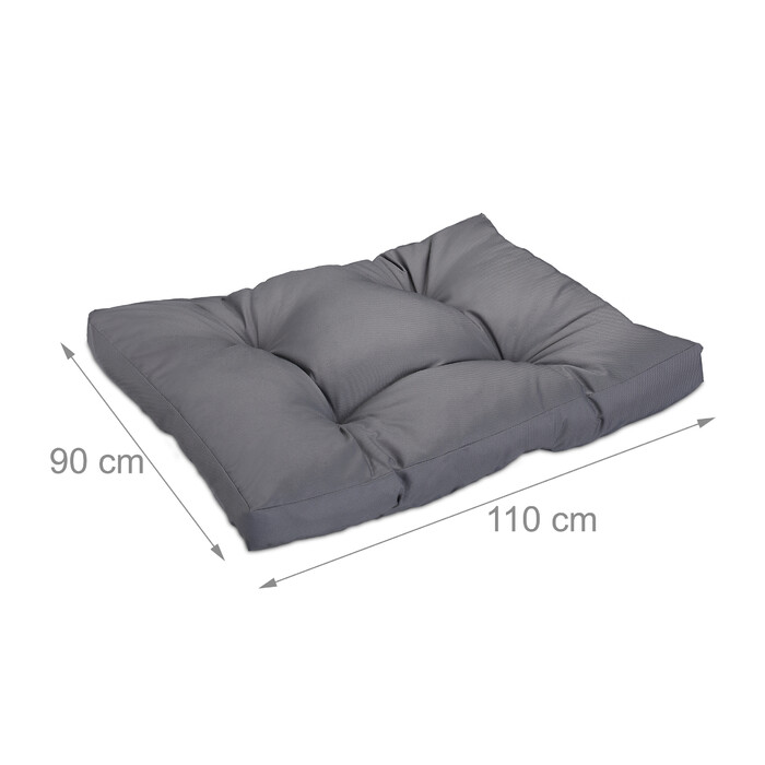 Relaxdays Dog Bed, Grey