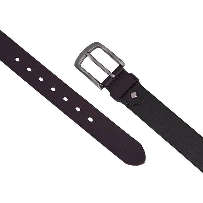 Чоловічий шкіряний ремінь - Jeansgürtel для чоловіків | З подарунковою коробкою | Ширина 38 мм | Колір: коричневий