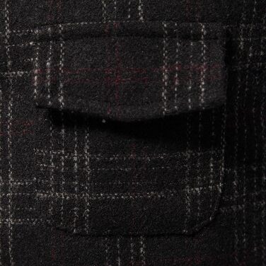 Чоловіча жилетка в клітинку Tweed, чорна, з кишенею, для бізнесу та відпочинку (M)