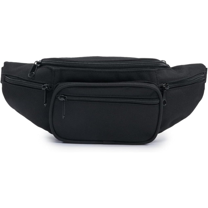 Чоловіча/жіноча поясна сумка Brandit Waistbeltbag чорного кольору, для фестивалів та повсякденного використання