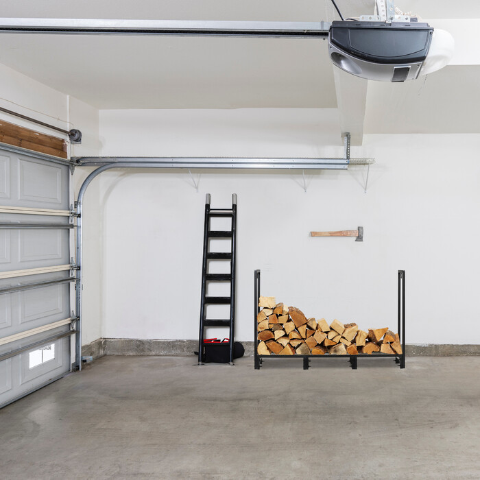 Relaxdays XL Firewood Rack, Indoor & Outdoor