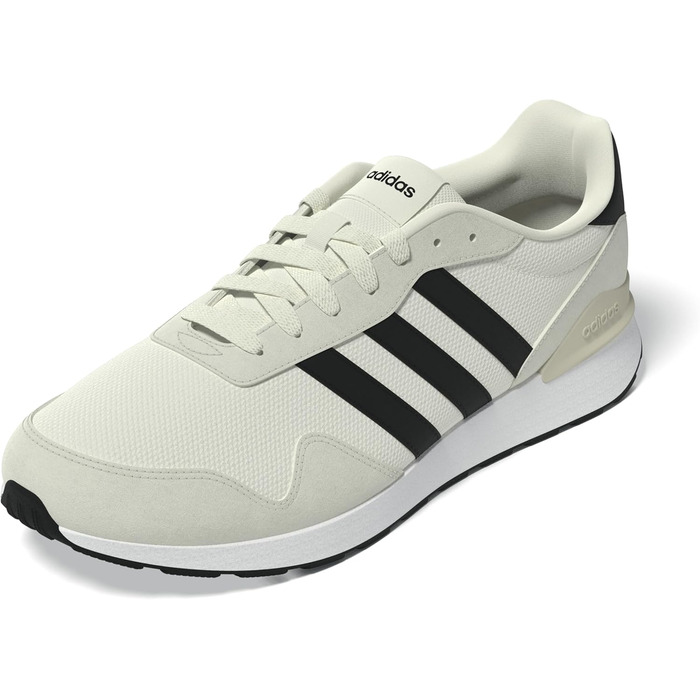 Кросівки Adidas Run 60s 4.0 для чоловіків, 43 1/3 EU, білий, чорний, білий