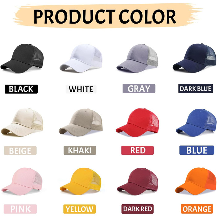 Персоналізована бейсболка з вишивкою, логотипом та друком фото, зображення. Регульована кепка в подарунок на Різдво для мами, тата, чоловіка, жінки, друга (бейсболка з сіткою)