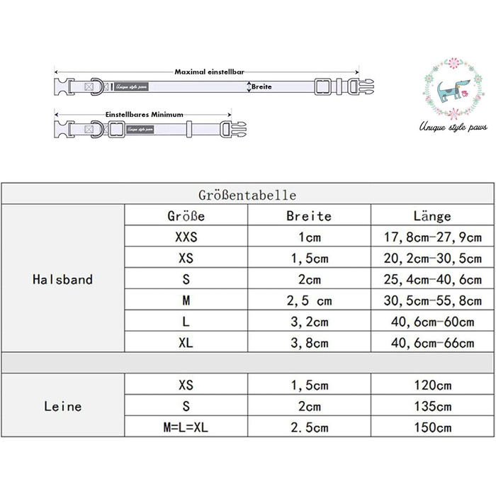 Шовковий ошийник для собак Unique Style Paws, регульований, довговічний, з бантиком, солом'яний, для великих собак, розмір L, колір шампань
