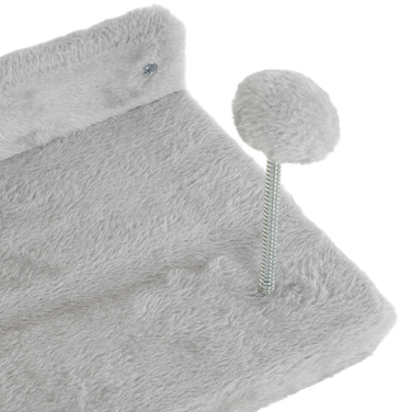 PawHut Cat Climbing Wall Set, 4-Piece Cat Furniture with Steps, Ladder, Jumping Towers, Scratching Posts, Play Ball, Sisal, for Cats up to 5 kg, Light Gray | Aosom