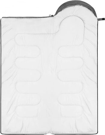 Сплячий мішок Outdoor Sportneer для кемпінгу: 3-4 сезонний, ультралегкий, 220x75 см, для дорослих
