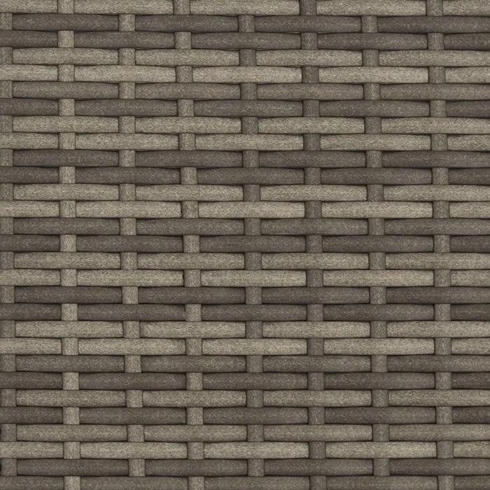 Садовий диван з навісом, сірий, 123 x 65 x 155 см, 2 стільці в комплекті