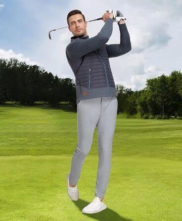 Little Donkey Andy Легка пухова жилетка для чоловіків, тепла безрукавка, outdoor куртка для піших прогулянок, подорожей, бігу, XXL, темно-сірий