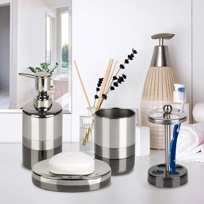 Набір рушників Nu Stahl TRIUNE (4 шт.) - комплект для ванної кімнати