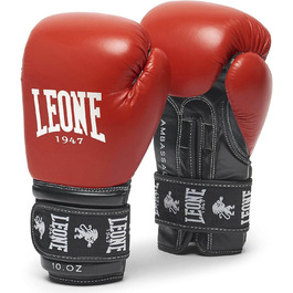 LEONE 1947 рукавичка для боксу, червона, 12 oz
