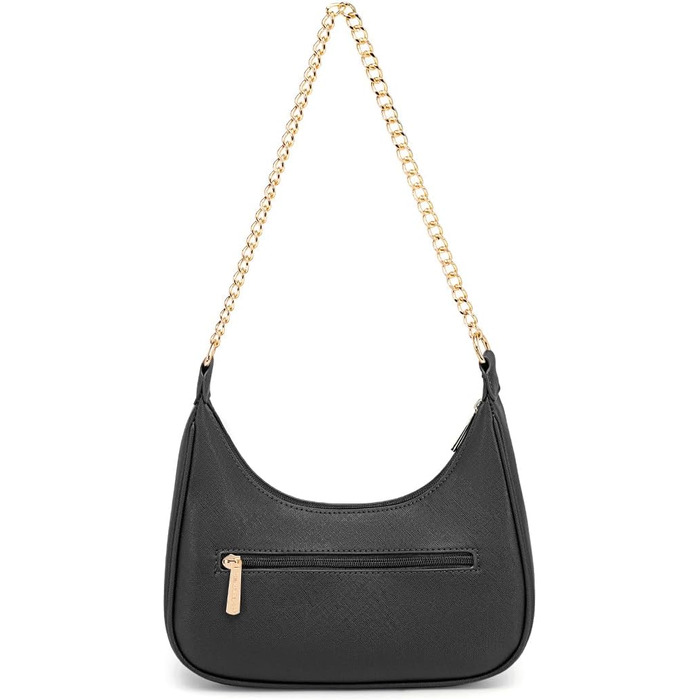 Сумка жіноча David Jones через плече, чорна: елегантна крос-боді сумка з ланцюжком зі штучної шкіри для вечірок та повсякденного використання