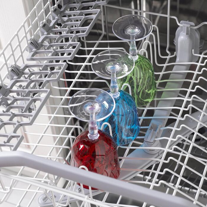 Набір келихів Omada Design Linea Diamond 4 шт., 27,5 cl, акрил, кольорові, для дому та відпочинку