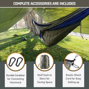 Підковдра для гамака HIKERBRO Ultraleichte (240x130 см) - Подвійна, для кемпінгу та походів