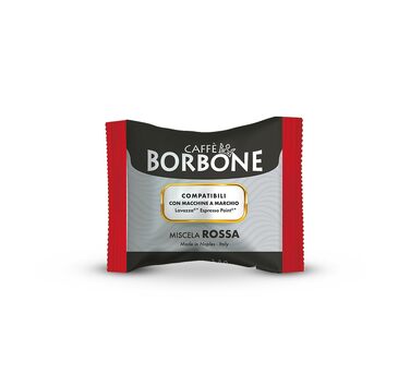 Кава в капсулах Caffè Borbone Rossa (Червона суміш) для Lavazza Espresso Point, 100 шт