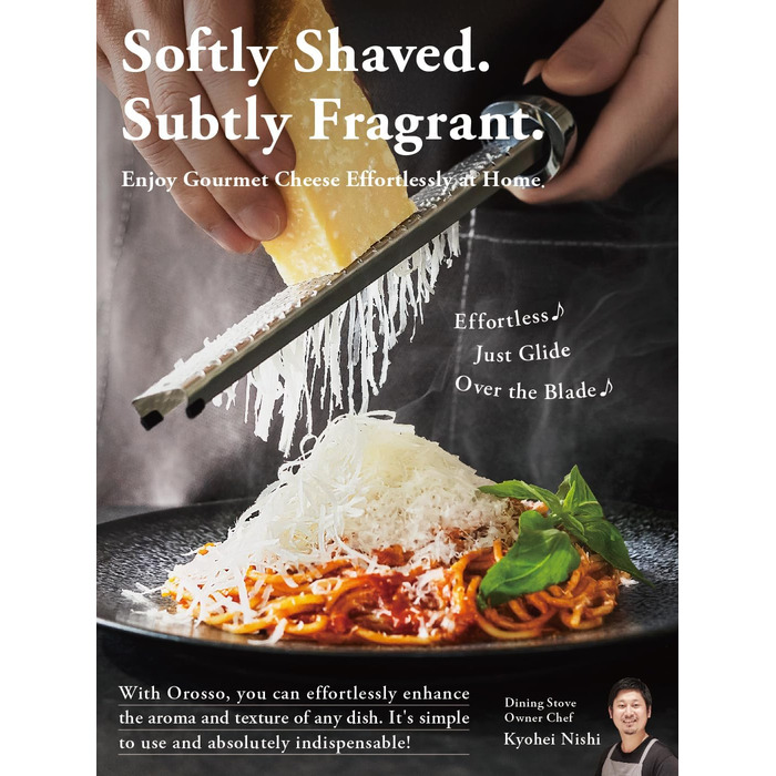 Grate, cheese grater, grate, cheese mill, Parmesan cheese, ginger, garlic zest grater (white)