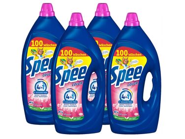 Рідкий пральний засіб Spee Aktiv Gel Color 4+1 для кольорових речей, 100 прань (2 x 50), 1.13 л, свіжий аромат