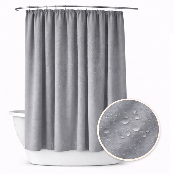 Текстильна штора для ванни NOW-ART, 150 x 180 см