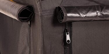 Кія для собак, вольєр для собак, переноска для собак, клітка для собак, бокс для собак 122x79x99 см (чорний)