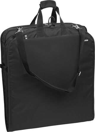 WallyBags Tri-fold Travel Garment Bag, Navy, Tri-fold Travel Gown Garment Bag (Black, 52-Inch)