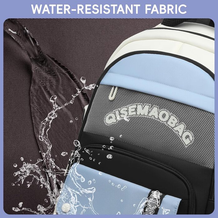 Шкільний рюкзак для дівчаток-підлітків 2025, водонепроникний, для ноутбука 15.6