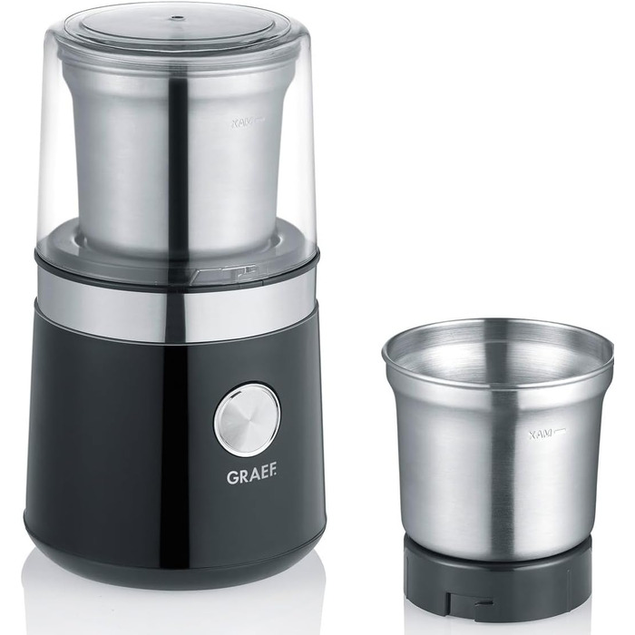 Кавомолка електрична GRAEF CM102, нержавіюча сталь