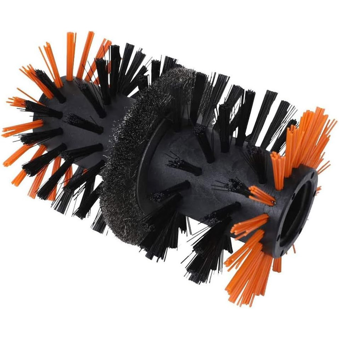 WORX WG441E.9 20V Cordless Multi-Brush - multifunctional surface brush for cleaning stone & wood surfaces & removing weeds - integrated water connection - PowerShare compatible - without battery & charger (steel wire brush for patio joint cleaning/weed removal)