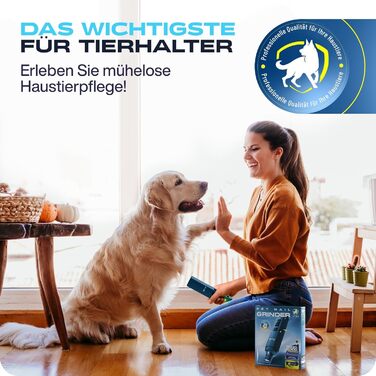 Електричний точилка для собачих кігтів з LED-підсвіткою, Navy