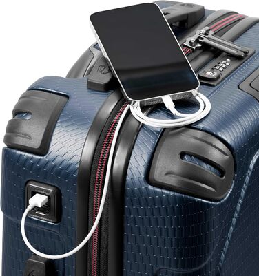 Чемодан валіза Hartschalen Maxporter II з полікарбонату, 22 дюйми, Spinnrollen, темно-зелений (Traveler's Choice)