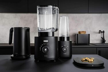 Кухонні ваги Zwilling Enfinigy з цифровим дисплеєм, функцією тарування, до 10 кг, USB-зарядка, чорного кольору