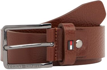 Чоловічий шкіряний ремінь Tommy Hilfiger Oliver Brown (Coffee Bean)