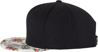 Кепка бейсболка Flexfit Floral Snapback унісекс, для жінок та чоловіків, 2 кольори, універсальний розмір (м'ятний)