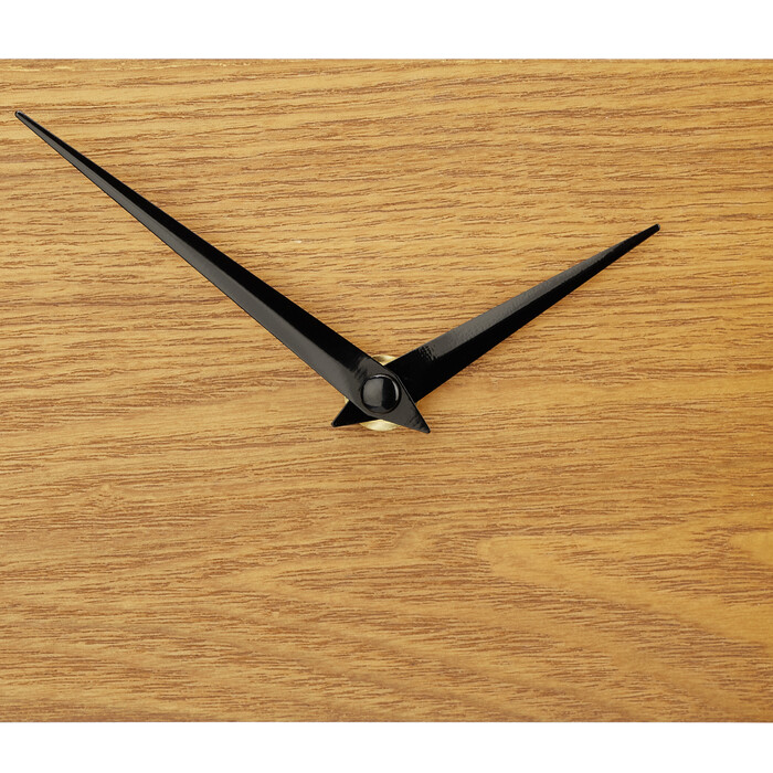 Relaxdays Wall Clock, Wood-Look