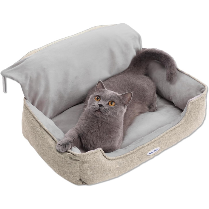 Килимок для котів на батарею Happi N Pets, лежанка-гамак для котів, бежевий, 65x36x27 см
