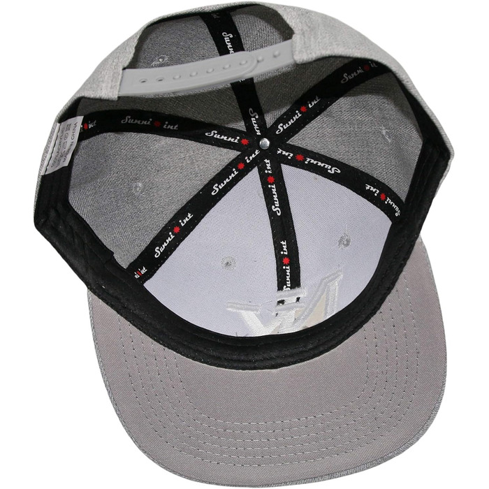 Кепка Snapback New York Нова модель, сіро-біла, обхват 52-58 см