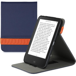 Чохол kwmobile для Tolino Shine 2 HD з петлею та підставкою - темно-синій