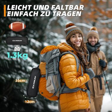 Складний туристичний стілець CANWAY, ультралегкий, 180 кг, для кемпінгу та пляжу