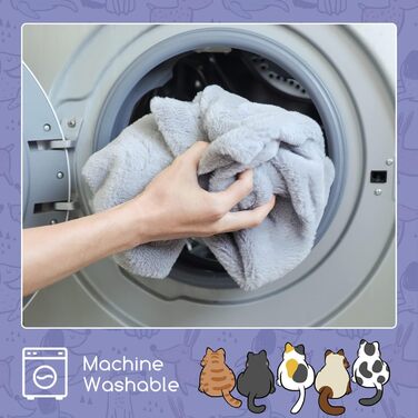 Ліжко для котів Nobleza з підігрівом, міцний металевий каркас, сірий колір, 48 x 30 x 25 см