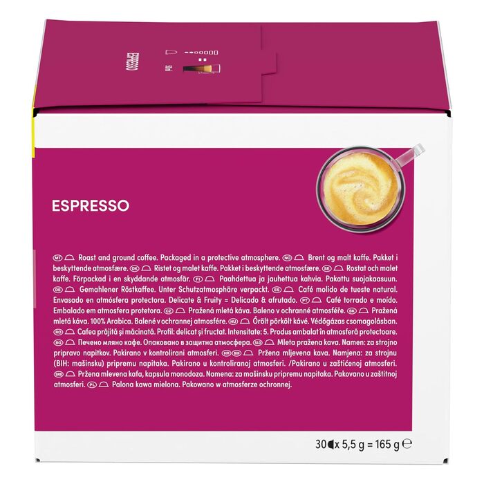 Кавові капсули NESCAFÉ Dolce Gusto Espresso, набір 3х30 шт (90 капсул)