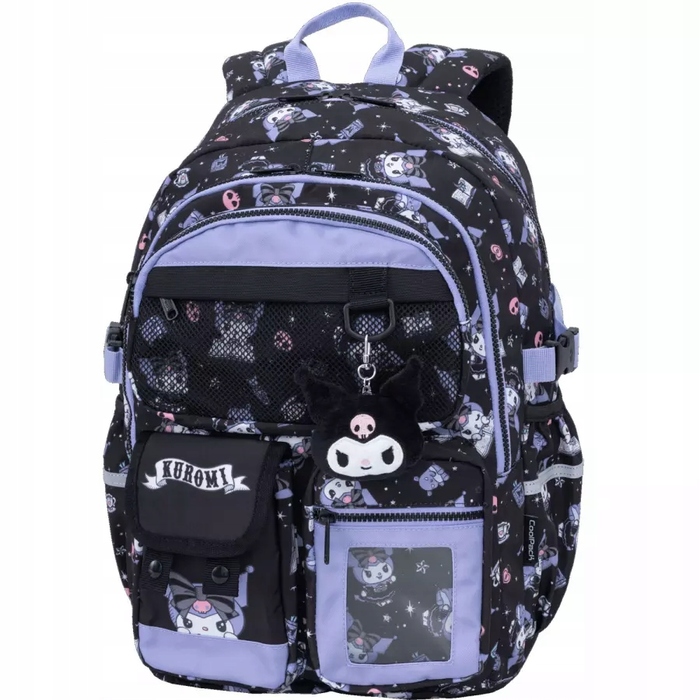 Шкільний підлітковий рюкзак COOLPACK для дівчаток Kuromi, чорний