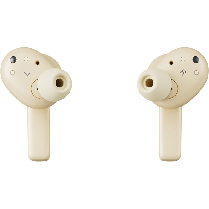 Bang & Olufsen Beoplay EX: Бездротові Bluetooth навушники з шумозаглушенням, чорного кольору (золотисті акценти), до 28 годин роботи, водонепроникні для спорту та повсякденного використання з зарядним кейсом