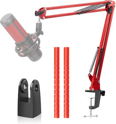 Кріплення для мікрофона HyperX QuadCast/ProCast червоне від YOUSHARES, професійний штатив-кріплення для мікрофонів