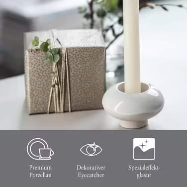 Like. Villeroy & Boch Winter Glow 23.5x8.5x20.5 cm (Donut Candle Holder)