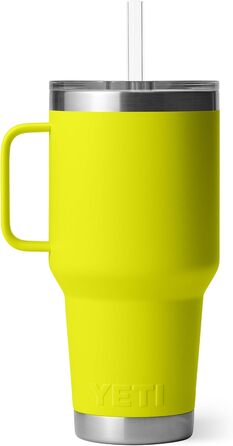 YETI Rambler 35 oz Stainless Steel Vacuum Insulated Straw Mug - Firefly Yellow