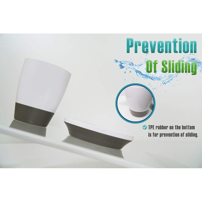 Набір аксесуарів для ванної кімнати HOUSIO, 6 предметів, чорно-червоний (тримач для зубних щіток, миска для мила, дозатор для лосьйону, стакан, WC-щітка, сміттєве відро)