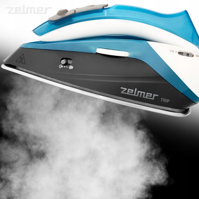 Дорожня парова праска Zelmer ZIR0500 Trip 1100W, складана