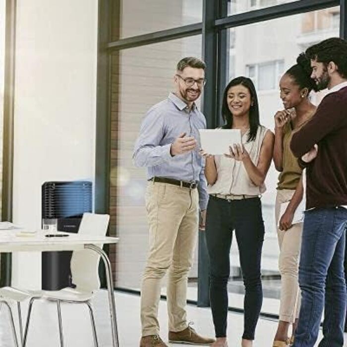 Охолоджувач повітря Trotec PAE 50: 4-в-1 – кондиціонер, вентилятор, очищувач повітря, зволожувач, 20 л бак, 4 швидкості, таймер, іонізатор